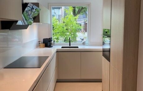 Belmar keuken geplaatst in huis